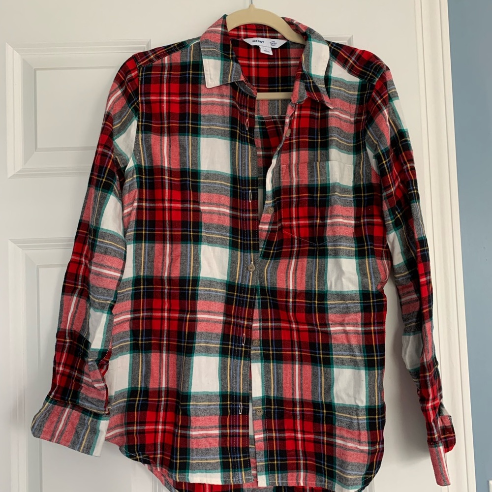 Old navy plaid button down
